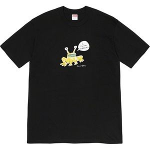 SUPREME daniel johnston frog tee BLACK